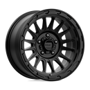 17X8.5 KMC KM542 Impact Satin Black 5X127 ET0 wheel/rim