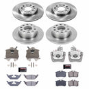 PowerStop OE Stock Replacement Low-Dust Ceramic Brake Pad, Rotor and Caliper Kit