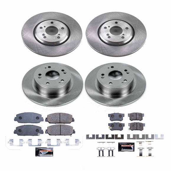PowerStop Track Day High-Performance Brake Pad and Rotor Kit