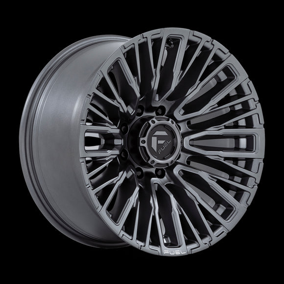 20x10 Fuel Off-Road D848 REBAR Gray Wheel 8x180 ET-18 CB124.2