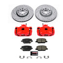 PowerStop Z23 Daily Driver Carbon-Fiber Ceramic Pads Drilled & Slotted Rotor & C