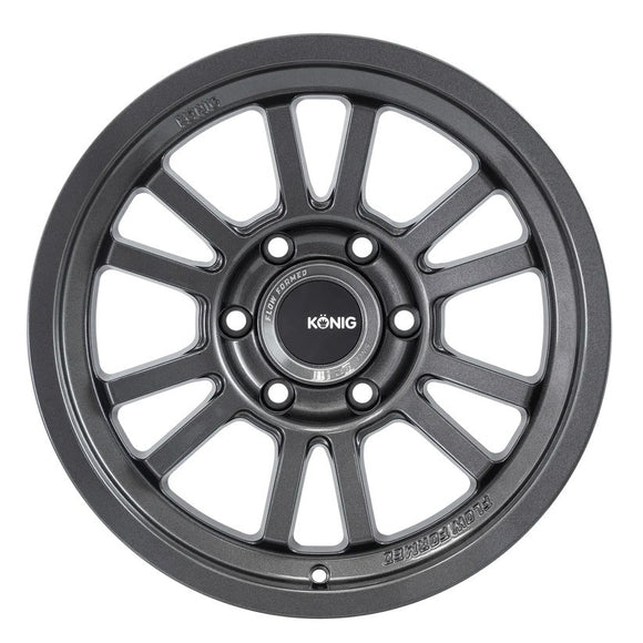 18x9 Konig HT1 Hyper Trail Gloss Anthracite 6x139.7 ET0 CB106.1 Wheel Rim