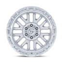 20x10 Fuel Off-Road FC890 Rail Gloss Silver W/ Machined Face 6x139.7 ET-18 Wheel