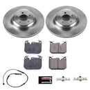 PowerStop OE Stock Replacement Low-Dust Ceramic Brake Pad and Rotor Kit