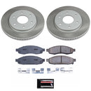 PowerStop Semi-Coated Rotor and Low-Dust Ceramic Brake Pad Kit