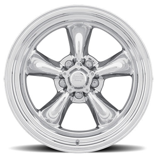 16x7 American Racing Torq Thrust II Polished Wheel 5x114.3 16-7 5-114.3