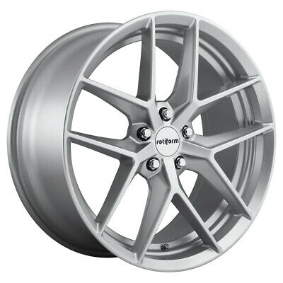 18X8.5 Rotiform FLG Gloss Silver 5x108 R133188533+45
