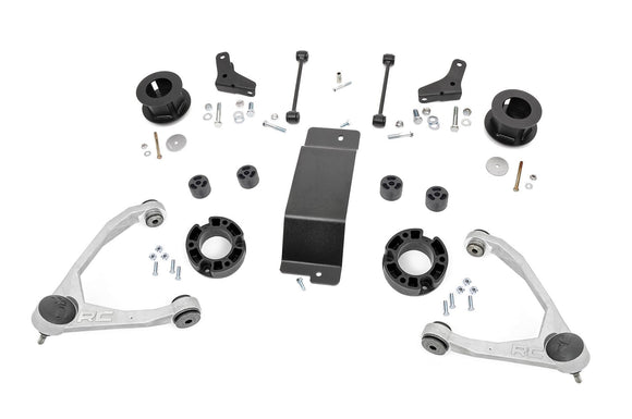 Rough Country 3.5" Lift Kit Forged UCA For Chevy Avalanche 1500 07-13