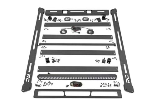 Rough Country Roof Rack Black Series Lights For Jeep Wrangler JK 07-18