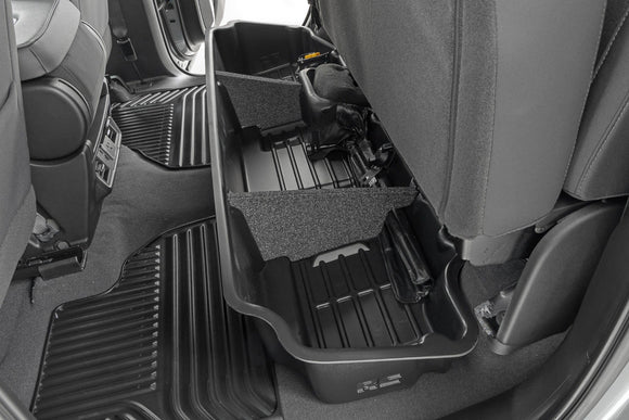 Rough Country Under Seat Storage For Chevy GMC 1500 2500HD 3500HD 19-24