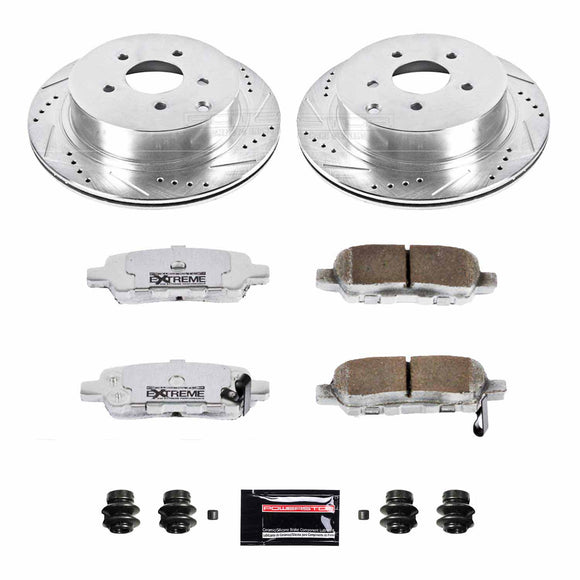 PowerStop Z26 Street Performance Ceramic Brake Pad and Drilled & Slotted Rotor K