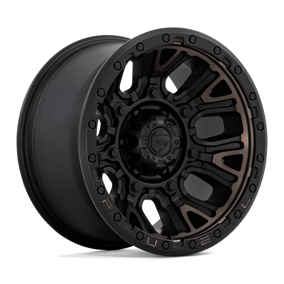 20x10 Fuel Off-Road D824 Traction Matte Black Double Dark Tint 5x127 ET-18 Wheel
