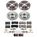 PowerStop OE Stock Replacement Low-Dust Ceramic Brake Pad and Rotor Kit