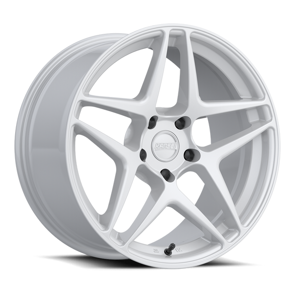 19x9.5 Kansei K15W Astro Gloss White 5x114.3 ET22 CB73.1 Wheel