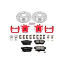 PowerStop Z23 Daily Driver Carbon-Fiber Ceramic Pads Drilled & Slotted Rotor & C