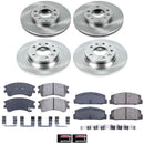 PowerStop OE Stock Replacement Low-Dust Ceramic Brake Pad and Rotor Kit