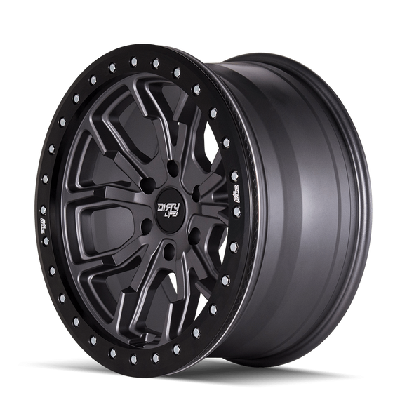17X9 Dirty Life DT-1 Gunmetal-Matte Wheel/Rim 5x127 ET-12 9303-7973MGT12