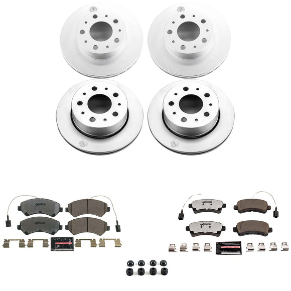 Z36 Truck & Tow Premium Carbon-Fiber Ceramic Brake Pad and Fully Coated Rotor Ki