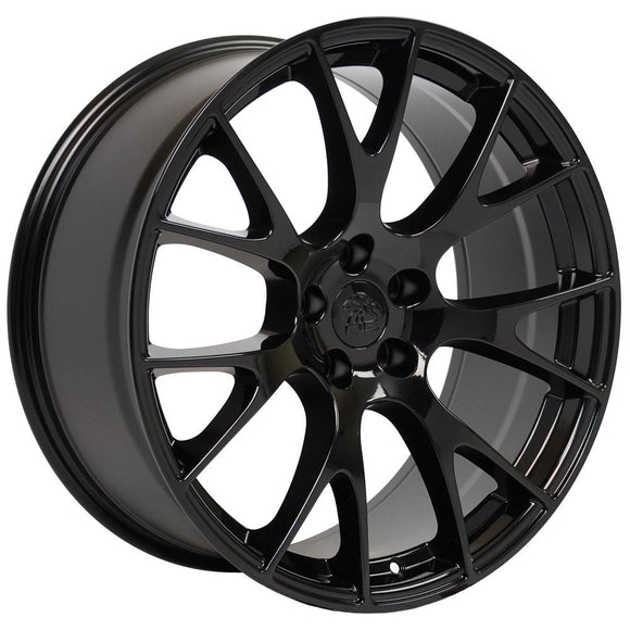 20" fits Dodge - Hellcat Style Replica Wheel - Black 20x9