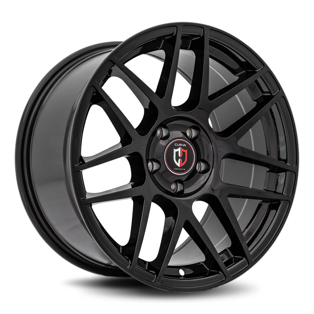 18x9.5 Curva C300 Gloss Black 5x114.3 ET35 wheel/rim