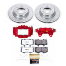 PowerStop Z36 Truck and SUV Ceramic Brake Pad, Drilled & Slotted Rotor, and Cali