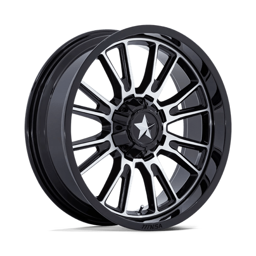 15X7 MSA OFFROAD WHEELS M51 Thunderlips Black 5x114.3 ET10 Wheel Rim