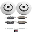 PowerStop Genuine Geomet Coated Rotor and Low-Dust Ceramic Brake Pad Kit