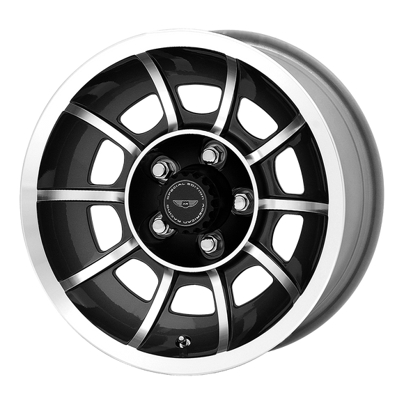 15X8.5 American Racing Vector Black Wheel/Rim 5x114.3 15-8.5 5-114.3 ET6