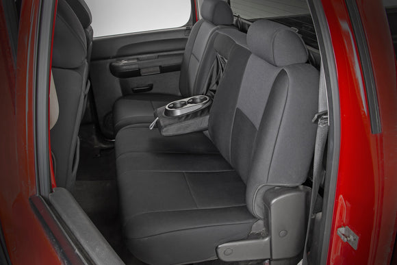 Rough Country Seat Covers FR 40/40/20 RR Full Bench Chevy GMC 1500 2500HD 07-13