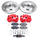 PowerStop Z23 Daily Driver Carbon-Fiber Ceramic Pads Drilled & Slotted Rotor & C