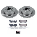 PowerStop OE Stock Replacement Low-Dust Ceramic Brake Pad and Rotor Kit