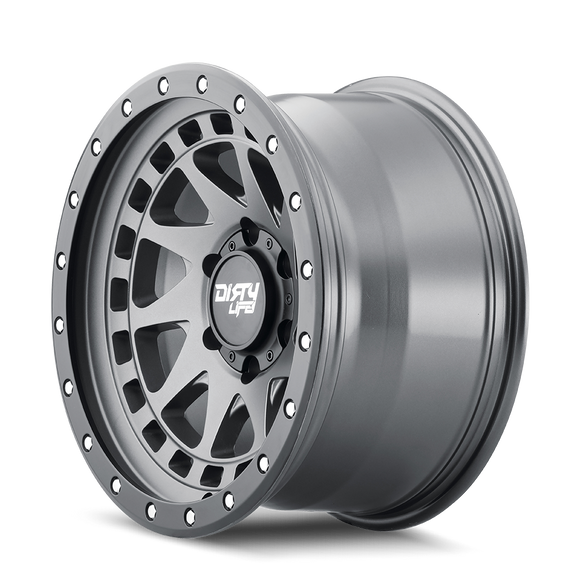 17x9 Dirty Life Enigma Pro Satin Graphite 5x127 ET-12 CB71.5 Wheel Rim