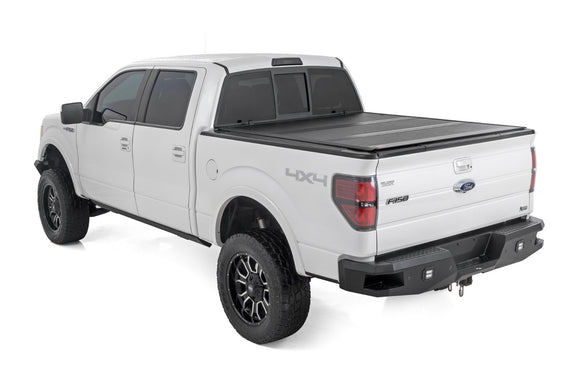 Rough Country Hard Low Profile Bed Cover 5'7" Bed For Ford F150 04-14