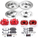 PowerStop Z23 Daily Driver Carbon-Fiber Ceramic Pads Drilled & Slotted Rotor & C