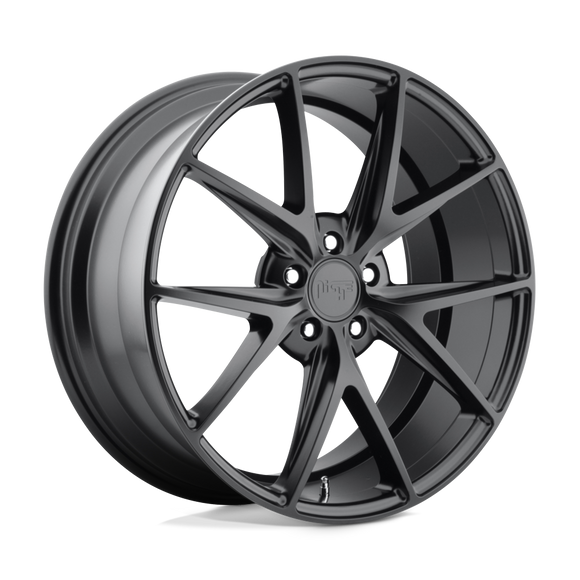 19x9.5 Niche Misano Matte Black Wheel/Rim 5x112 5-112 19-9.5