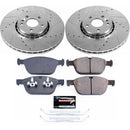 PowerStop Z23 Daily Driver Carbon-Fiber Ceramic Brake Pad and Drilled & Slotted
