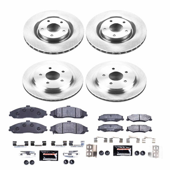 PowerStop Track Day High-Performance Brake Pad and Rotor Kit