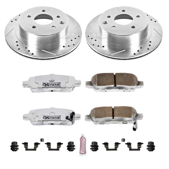 PowerStop Z26 Street Performance Ceramic Brake Pad and Drilled & Slotted Rotor K