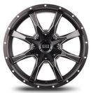 20x9 Mudder Trucker MT513 Breakover Black Milled 8x180 ET18 Wheel Rim-5