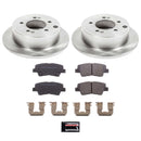 PowerStop OE Stock Replacement Low-Dust Ceramic Brake Pad and Rotor Kit