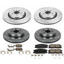 PowerStop OE Stock Replacement Low-Dust Ceramic Brake Pad and Rotor Kit
