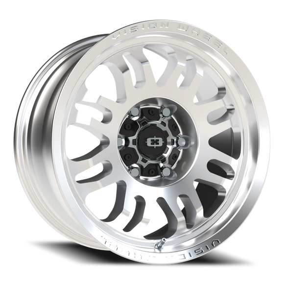 17x8.5 Vision 409 Inferno Milled Machine Face 6x139.7 6x5.5 ET0 Wheel Rim