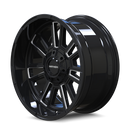 20x9 Mayhem 8115 Apollo Gloss Black Milled 8x170 ET18 Wheel Rim