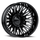 24x8.25 MTX Rageous Gloss Black 8x200 ET-225 CB142.24 Wheel