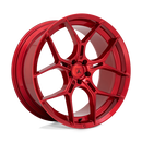 22X9 Asanti Black ABL-37 MOnarch Candy Red 5X120 ET32 Wheel Rim-1