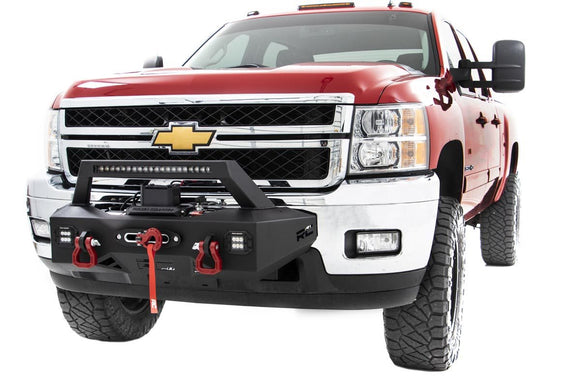 Rough Country EXO Winch Mount Kit For Chevy Silverado 2500 HD 3500 HD 11-19