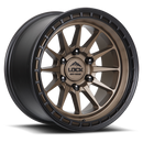 17x9 Lock Off-Road Baja Matte Bronze Black Ring 6x139.7 6x5.5 ET-12 Wheel