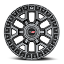 17x9 Vortek VRD-704 Sniper Matte Black 6x114.3 ET12 CB78.1 Wheel Rim