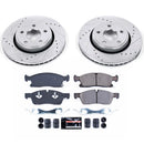 PowerStop Z23 Daily Driver Carbon-Fiber Ceramic Brake Pad and Drilled & Slotted