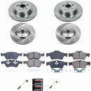 PowerStop OE Stock Replacement Low-Dust Ceramic Brake Pad and Rotor Kit